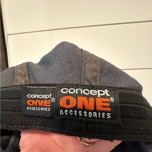 Concept One Accessories Peaked Flat Cap Grey Color - Picture 5 of 5